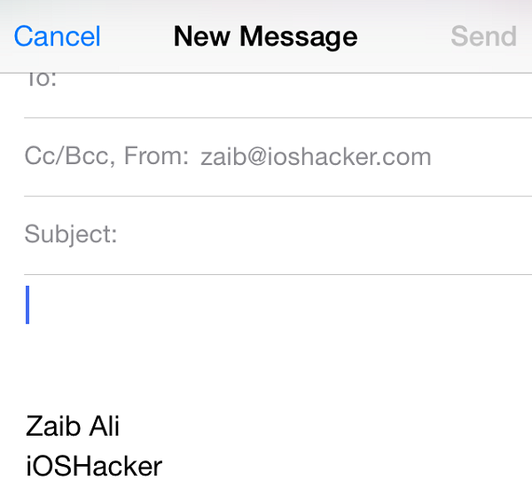 Personalize Your Email With A Custom Signature On Iphone Or Ipad Ios Hacker