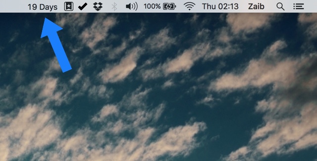 Countdown To Date App Mac