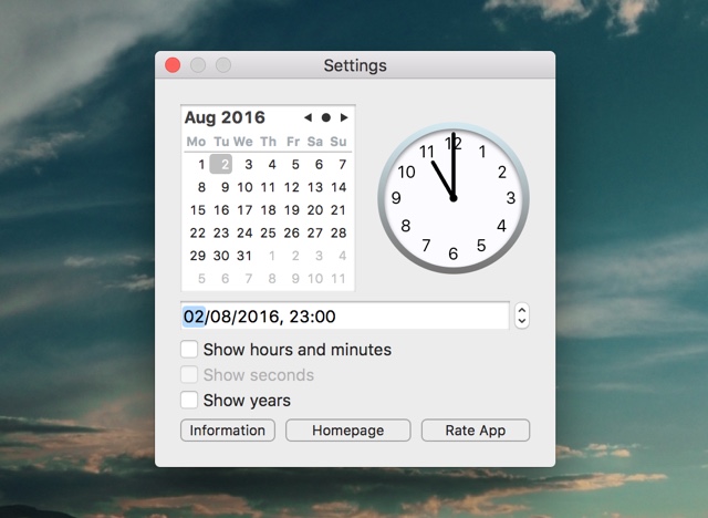 menubar countdown mac