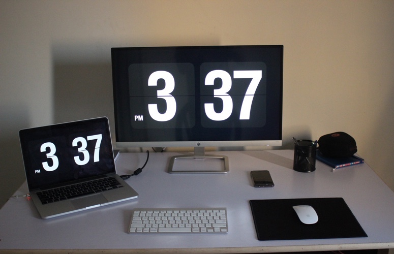 flip clock screensaver macbook