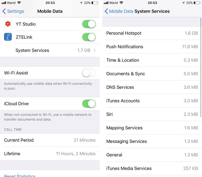 See How Much Data Is Used By Personal Hotspot On iPhone - iOS Hacker