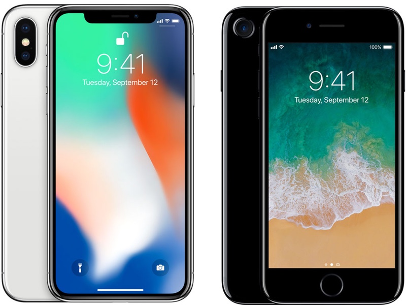 Specs Comparison: iPhone X vs iPhone 7 vs iPhone 7 Plus - Hacker