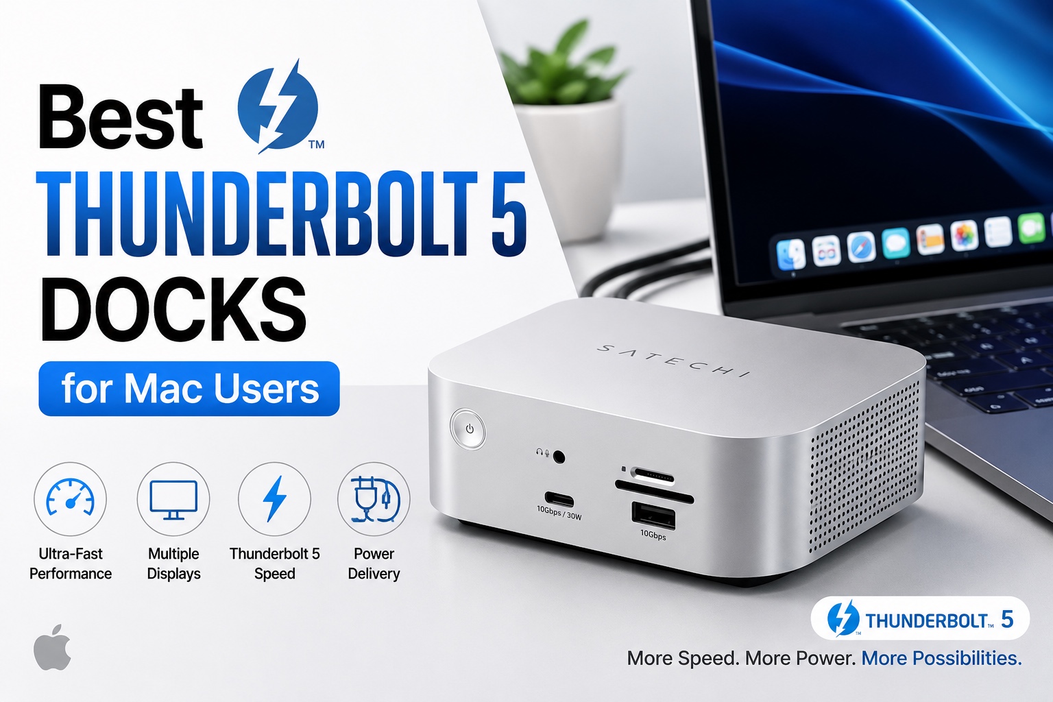 Mac üçün ən yaxşı Thunderbolt 5 dokları