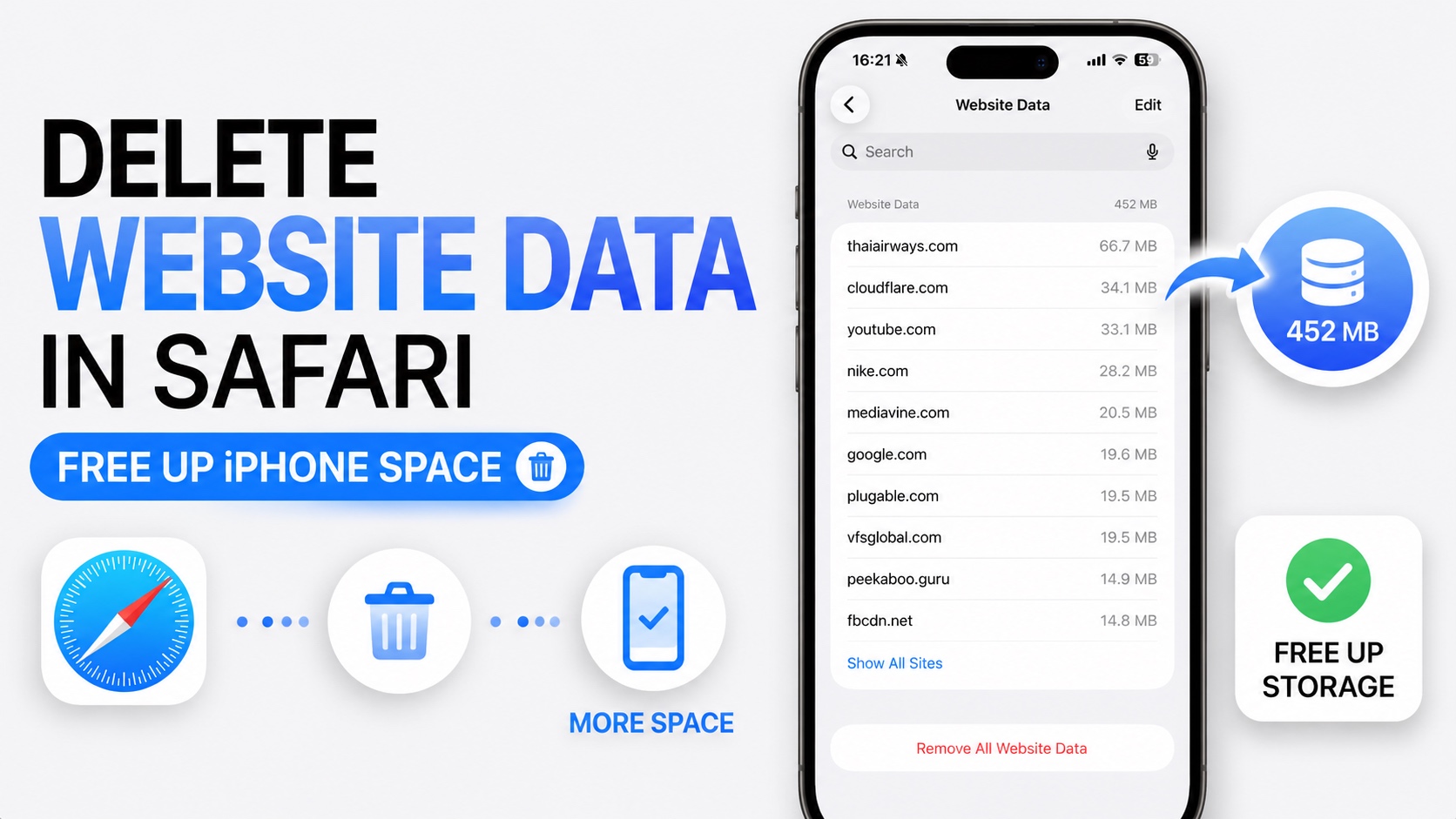 Pulsuz iPhone Space Veb Sayt Məlumatları