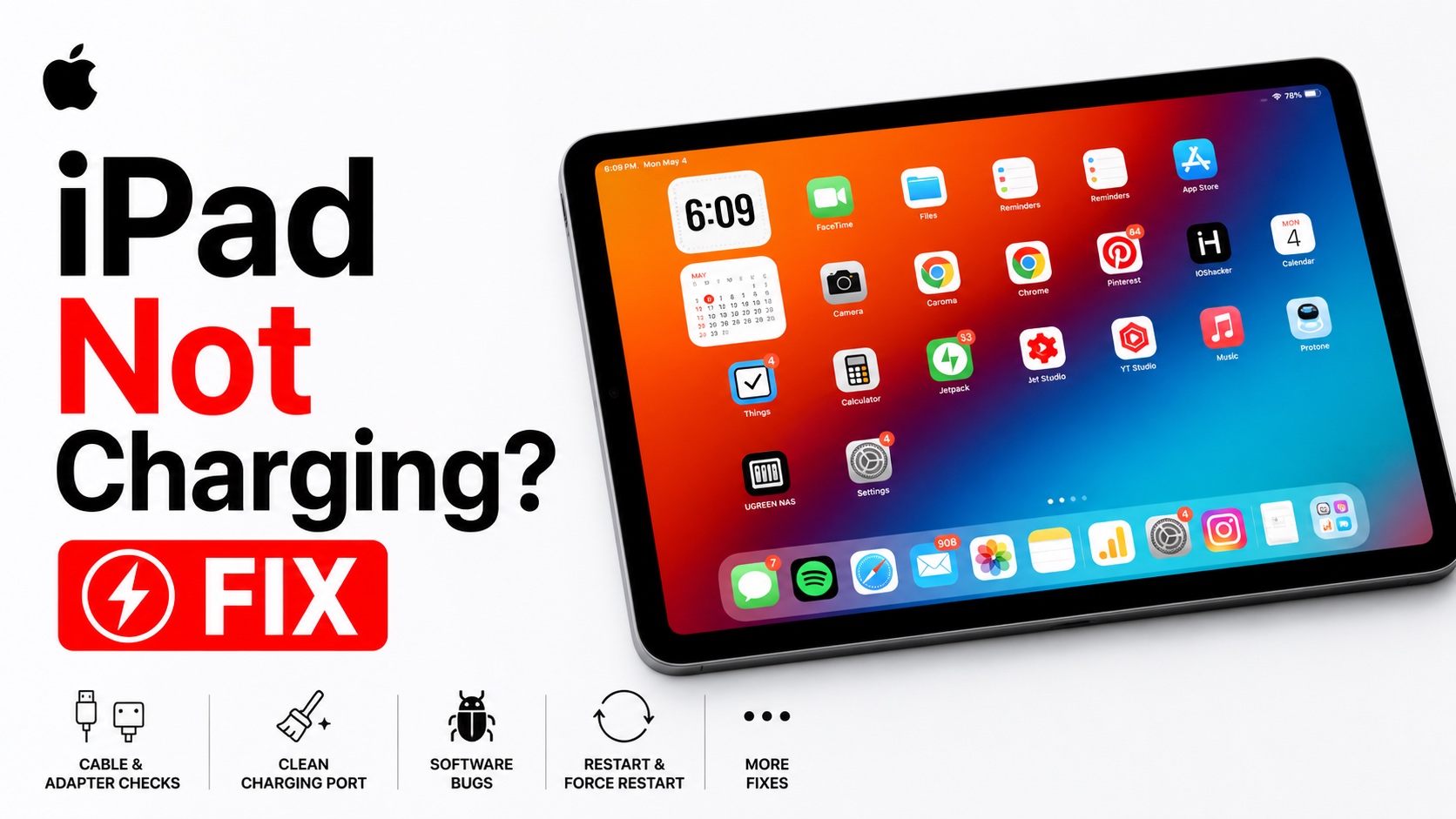 iPad-in doldurulmaması problemini həll edin