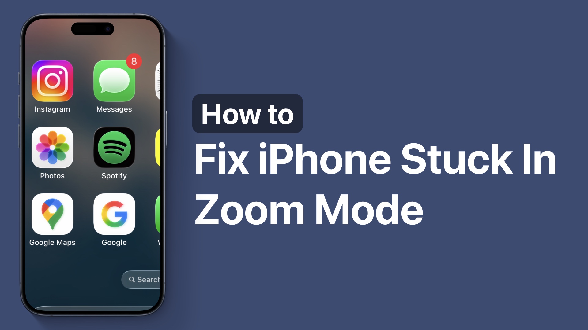 Zoomda ilişib qalmış iPhone-u düzəldin