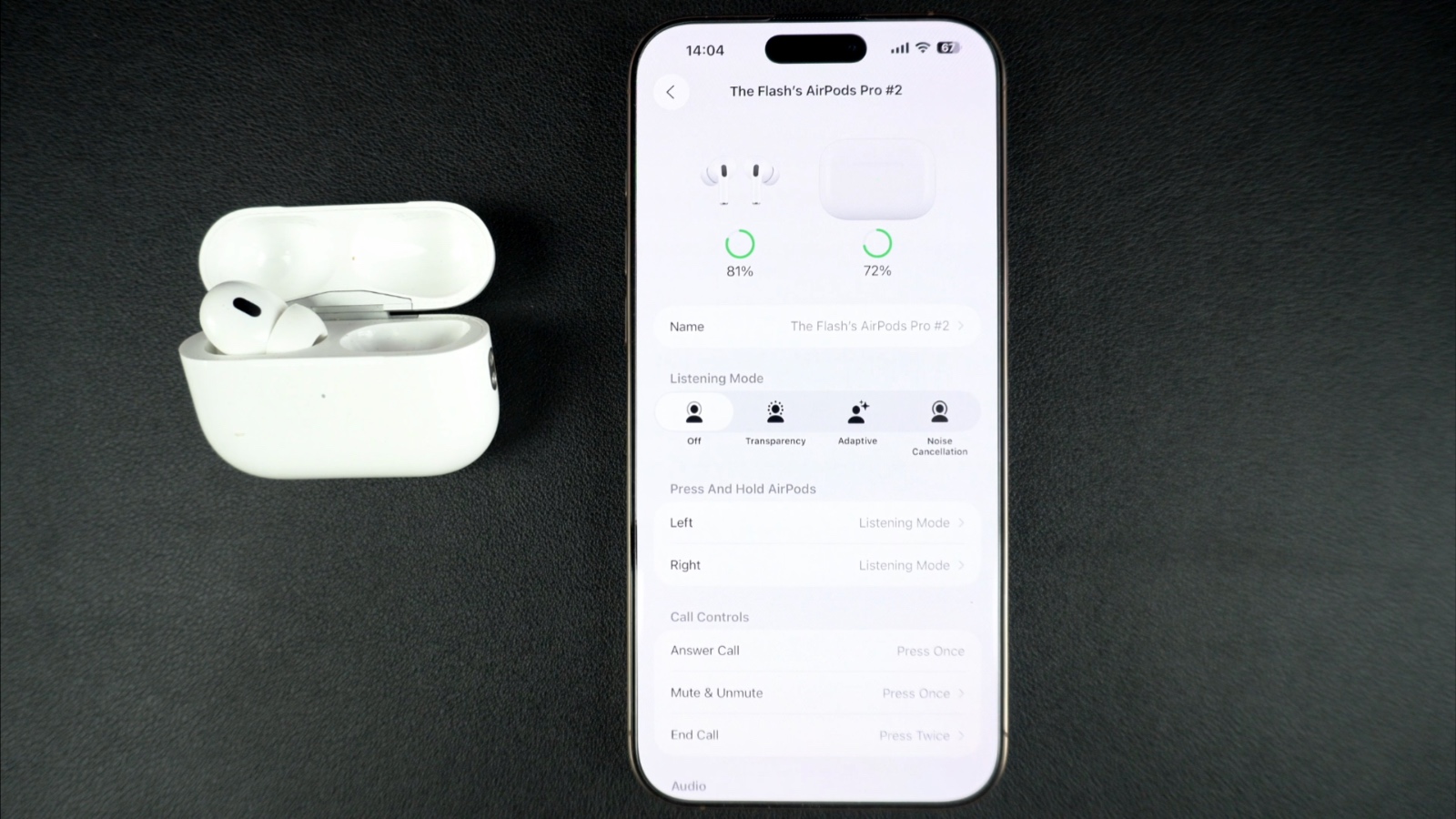 AirPods Pro Dinləmə rejimi