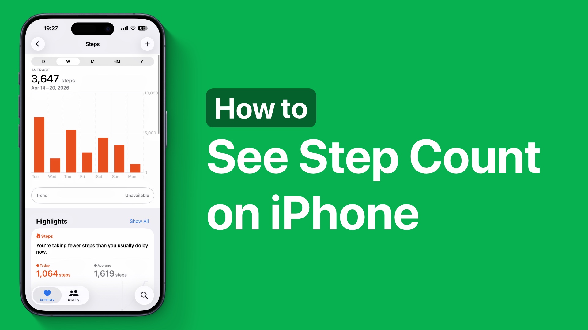 iPhone-da Addım Sayına baxın