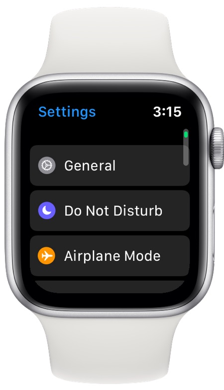 Cara mematikan Apple Watch Sekarang mari kita mainkan Kontrol Musik 1