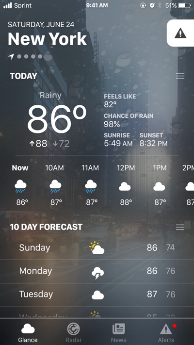 best weather radar app apple