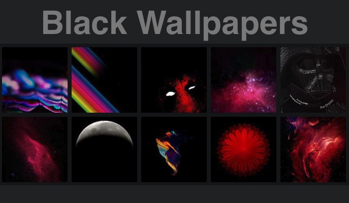 8 Black Wallpapers HD (JPG) | OnlyGFX.com