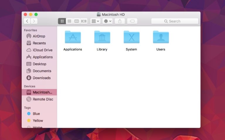 how to declutter mac with macos sierra