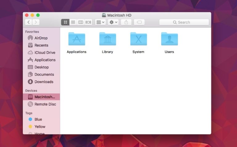 How To Show Macintosh HD In Finder Sidebar On macOS High Sierra Or