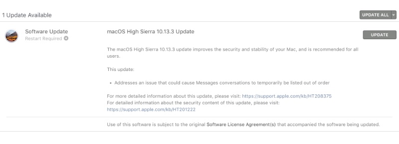 Macos high sierra 10.13 3 download