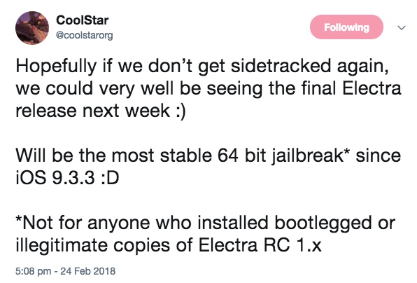 coolstar ios 11.1.2 jailbreak