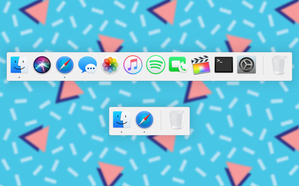 mac os dock open app