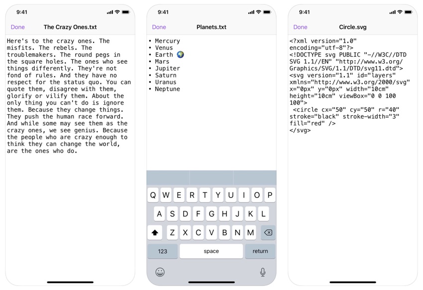 download the new version for ios TextEditor