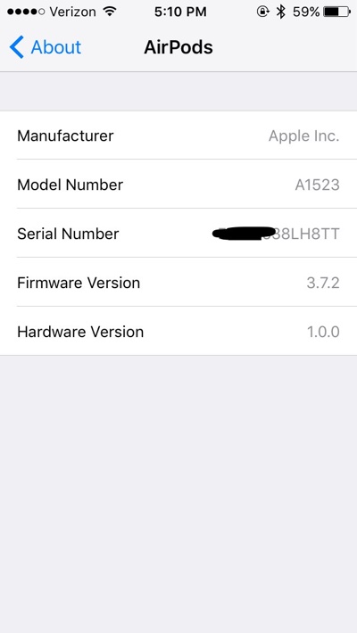 How To Find AirPods Serial Without Its Charging Case - iOS Hacker