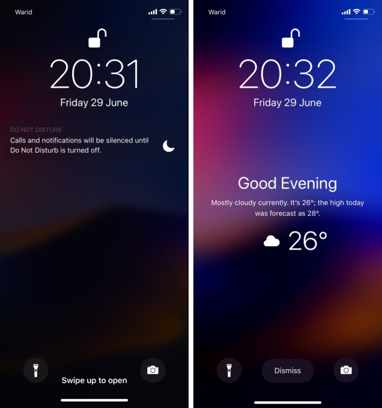 Here's How To Get The Weather Report On iOS 12 Lockscreen - iOS Hacker