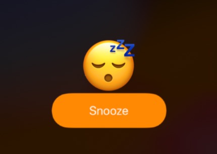 set snooze on iphone 6