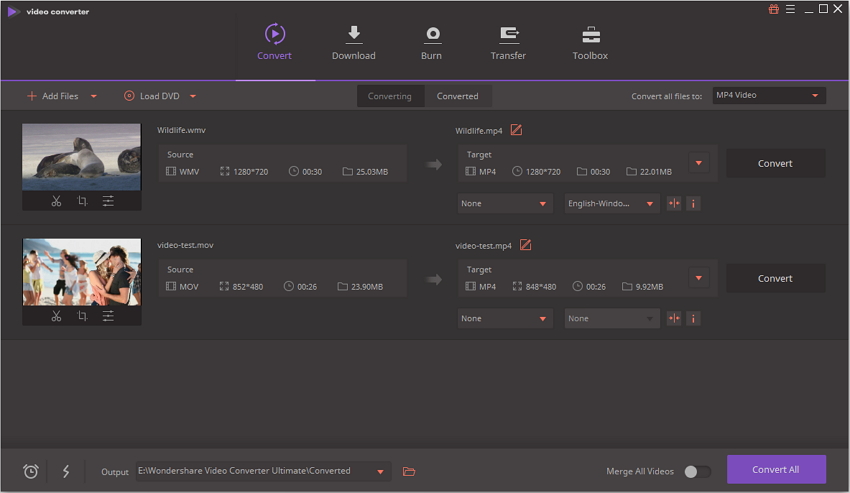 free wondershare video converter