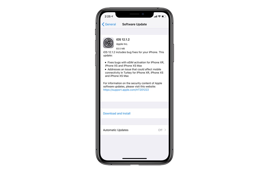 Ios 12 1 2 Released With Esim Bug Fixes And More Ios Hacker