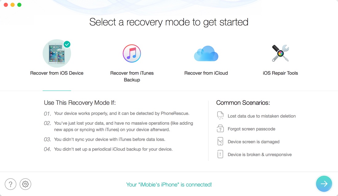 PhoneRescue for iOS instal the new for ios