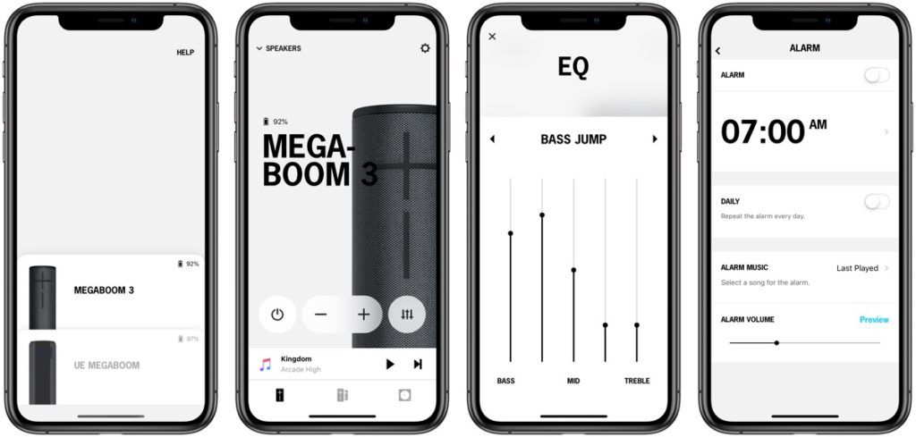 ue megaboom app equalizer not working