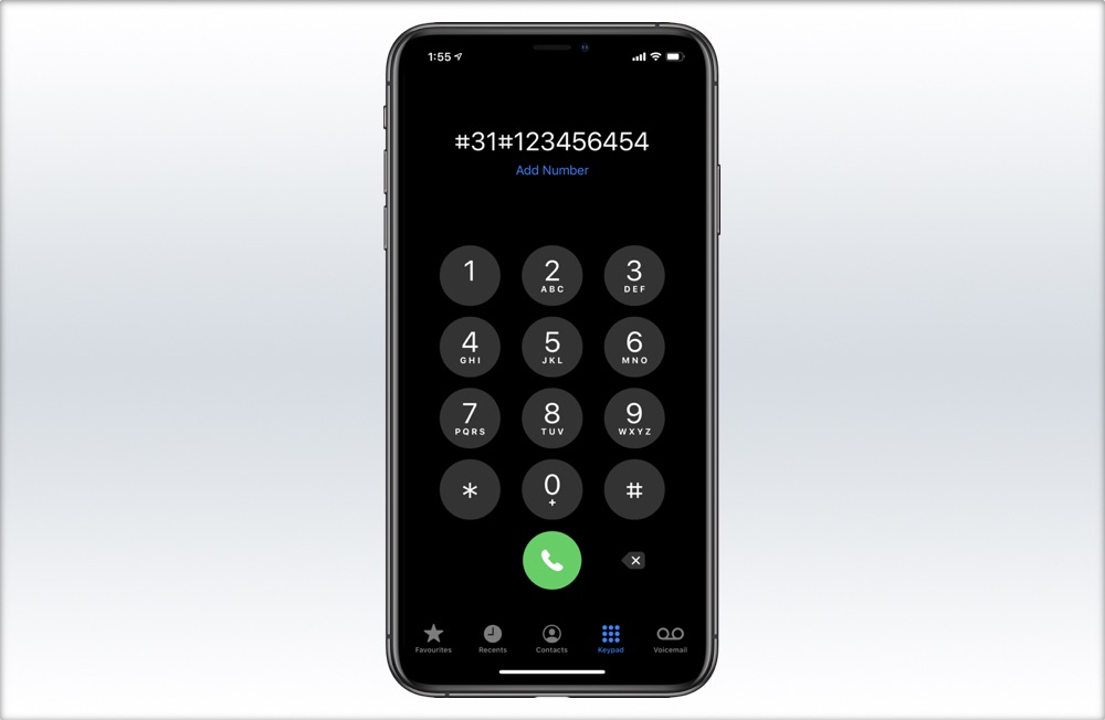 how to hide phone number uk iphone