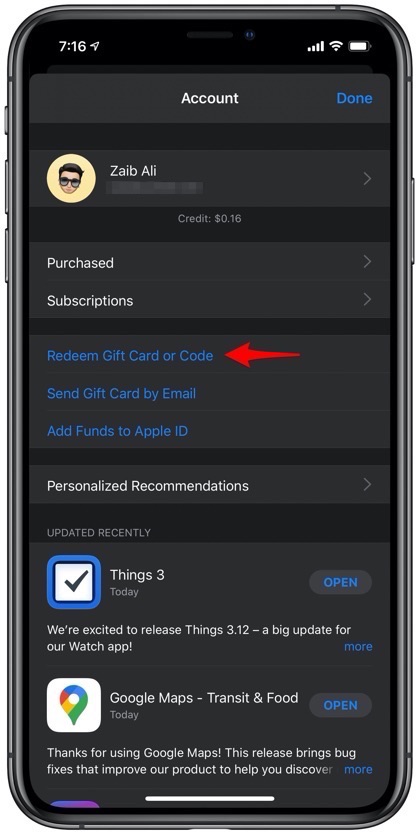 How To Redeem Apple Gift Card On Iphone