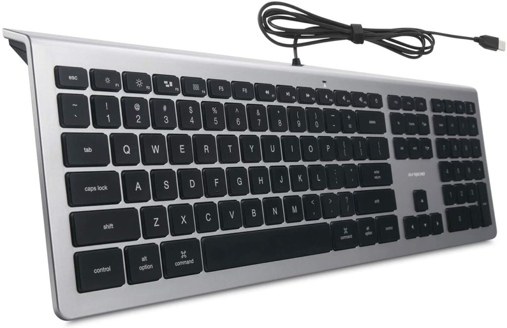 use an apple keyboard with numeric keypad under windows 7