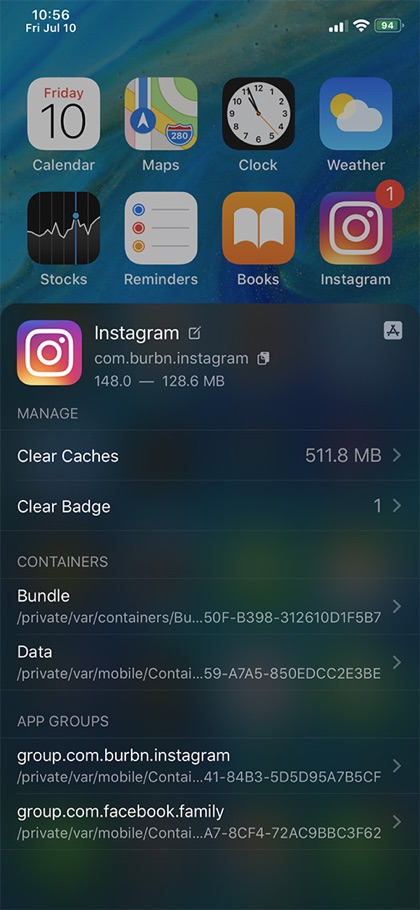 Ios tweak сбросить приложение