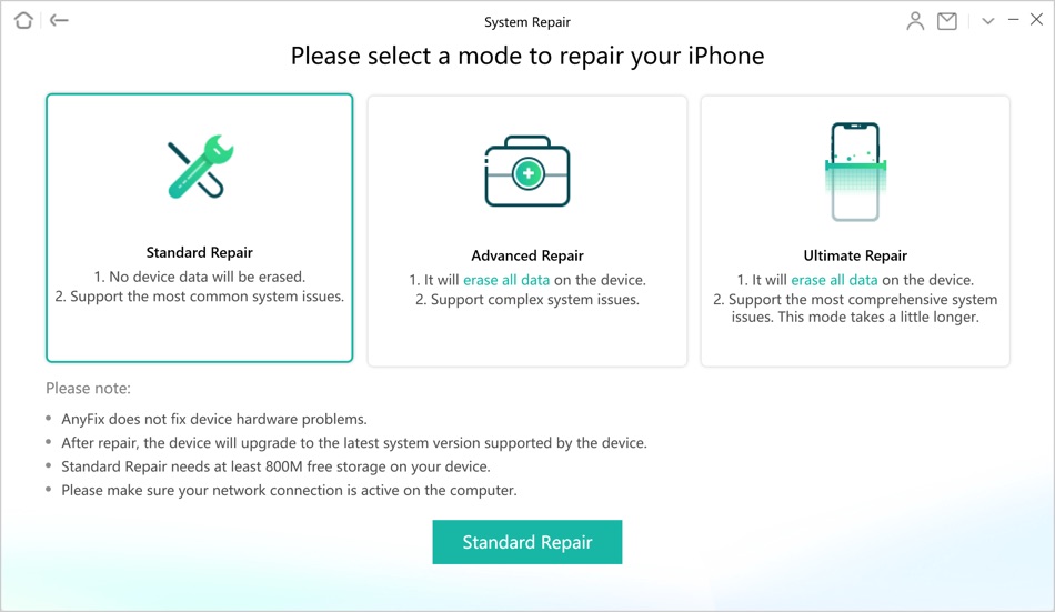 anyfix ios system recovery download
