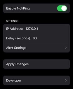 Notiping tweak