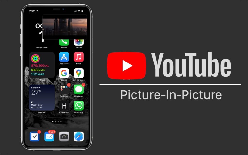 How To Watch YouTube Videos In iPhone Picture In Picture Mode