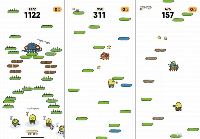 Doodle Jump 2 With Its Nostalgic Device Tilting Gameplay Hits The App