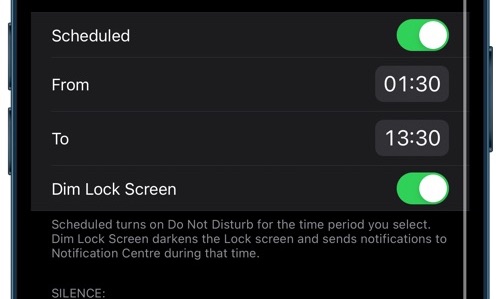 How To Make iPhone Lock Screen Dim During Do Not Disturb Mode - iOS Hacker