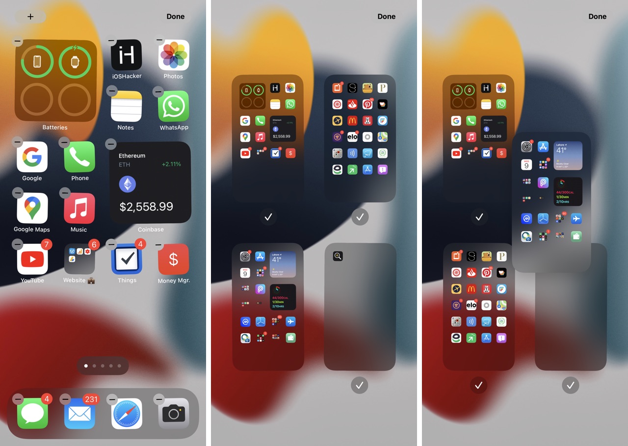 ios 15 home screen layout ideas