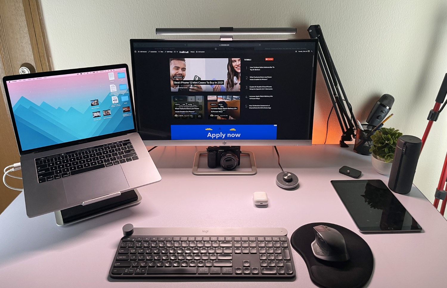 Benq Screenbar Plus Review Best Desk Lamp For Mac Ios Hacker