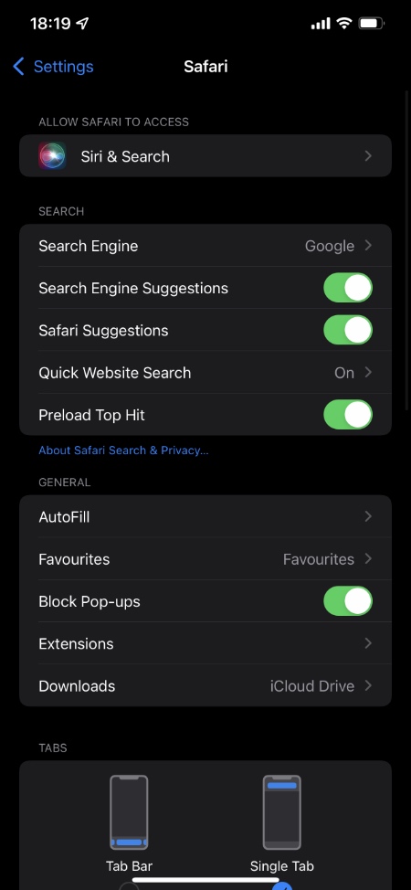 Προσθέστε επεκτάσεις Safari στο iPhone