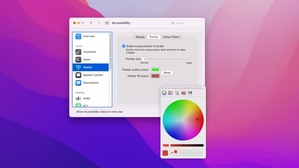 How To Change Pointer Color And Size In macOS - iOS Hacker