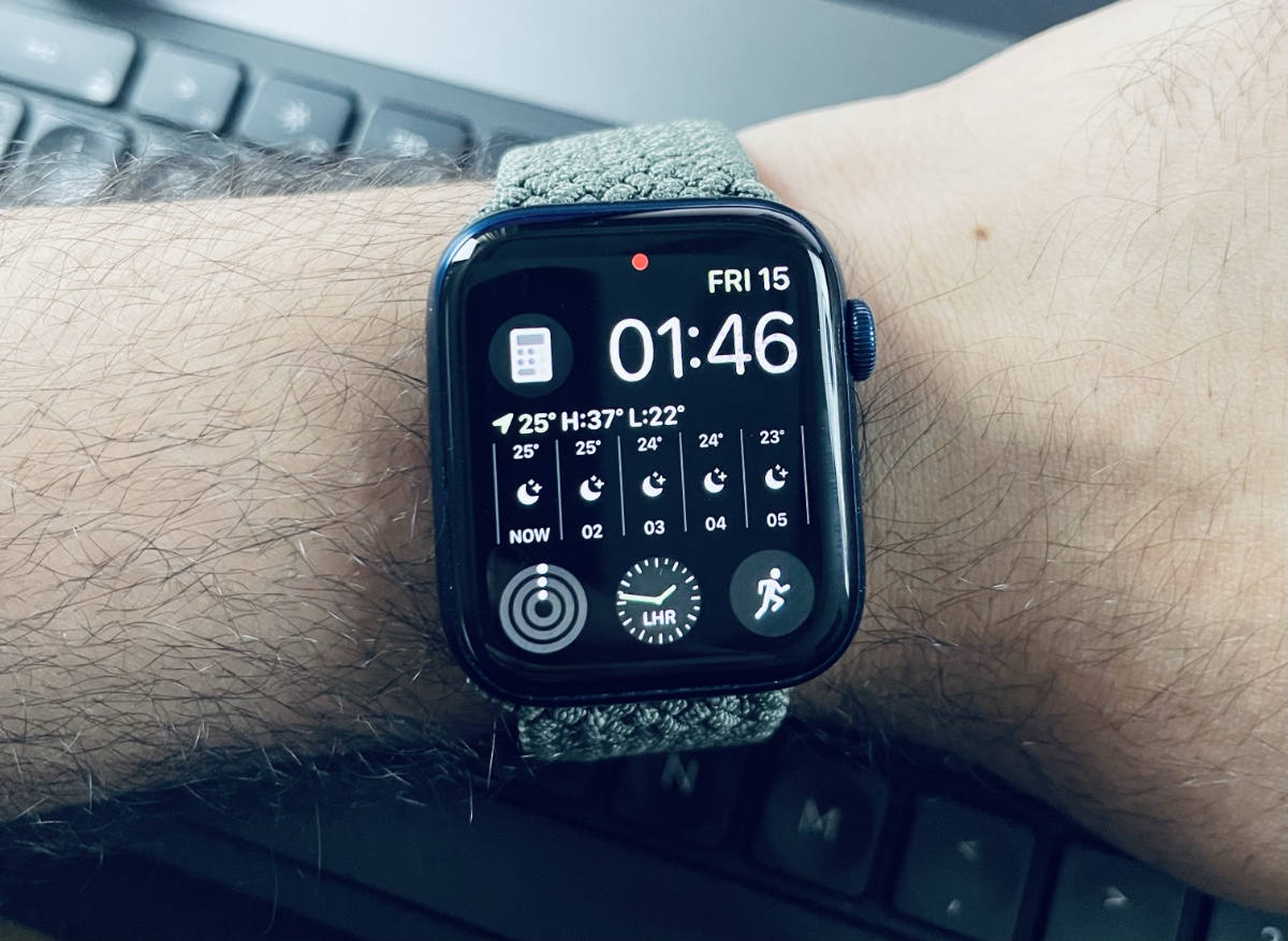 Apple watch shows online unread text