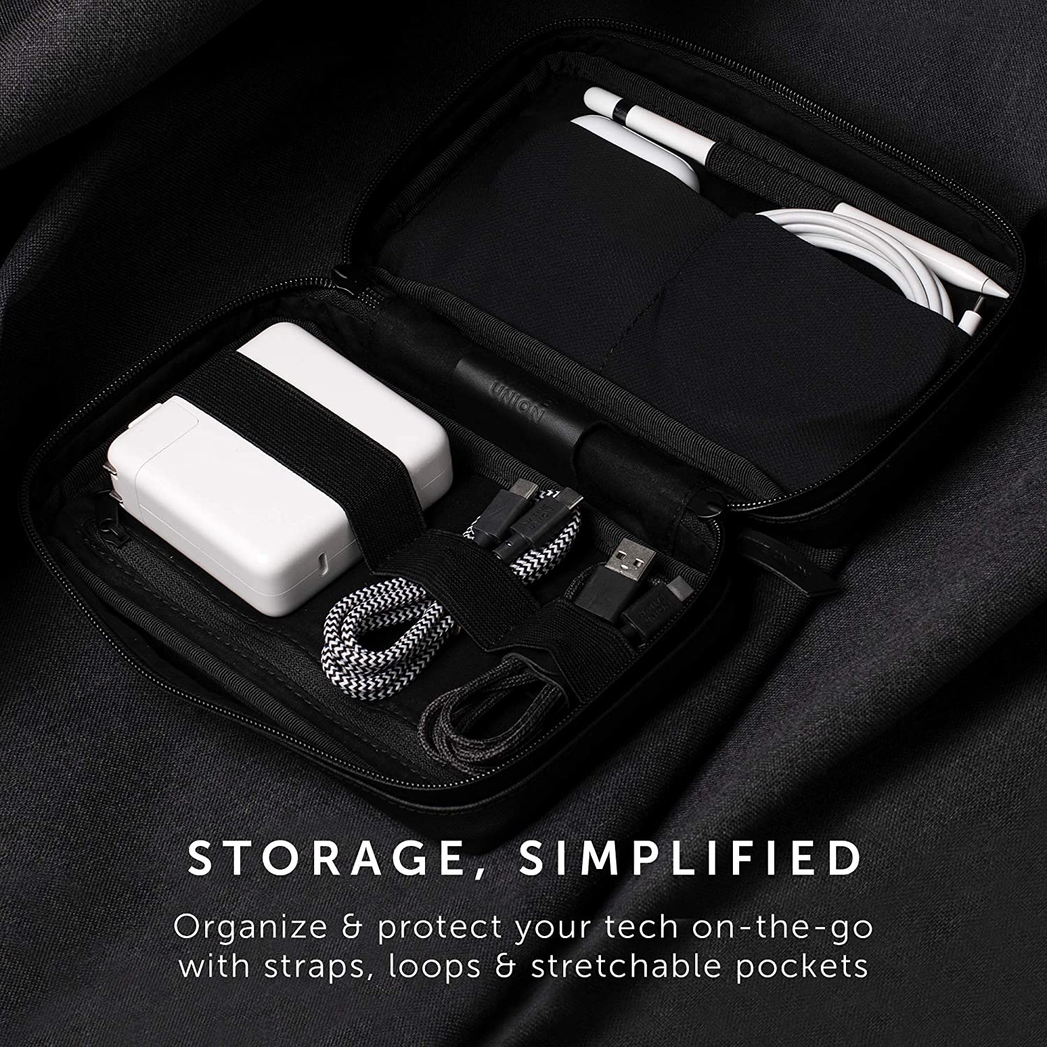 Sterkmann Tech Pouch | Electronic Organizer | Travel Cable Organizer |  Gadgets Accessories Bag for iPad Mini Tablet, SD Card, USB Flash Drive,  Hard