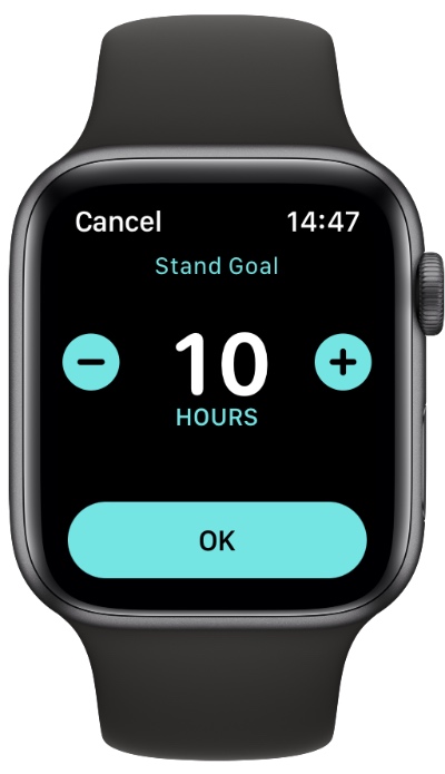 Apple watch stand goal hot sale cheat