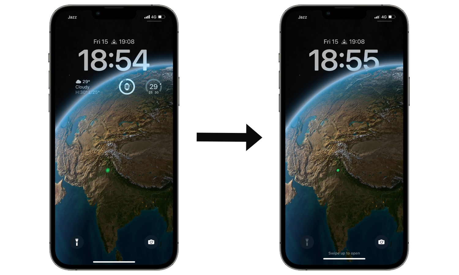 How To Get Multilayered Clock Effect On iPhone Lock Screen iOS Hacker