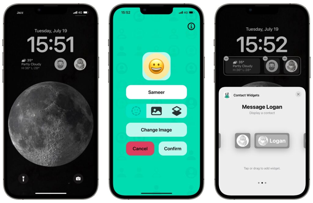 This iOS 16 App Adds Your Favorite Contacts To Lock Screen Widgets