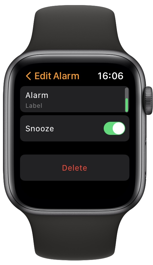 Apple watch alarm sync with online iphone