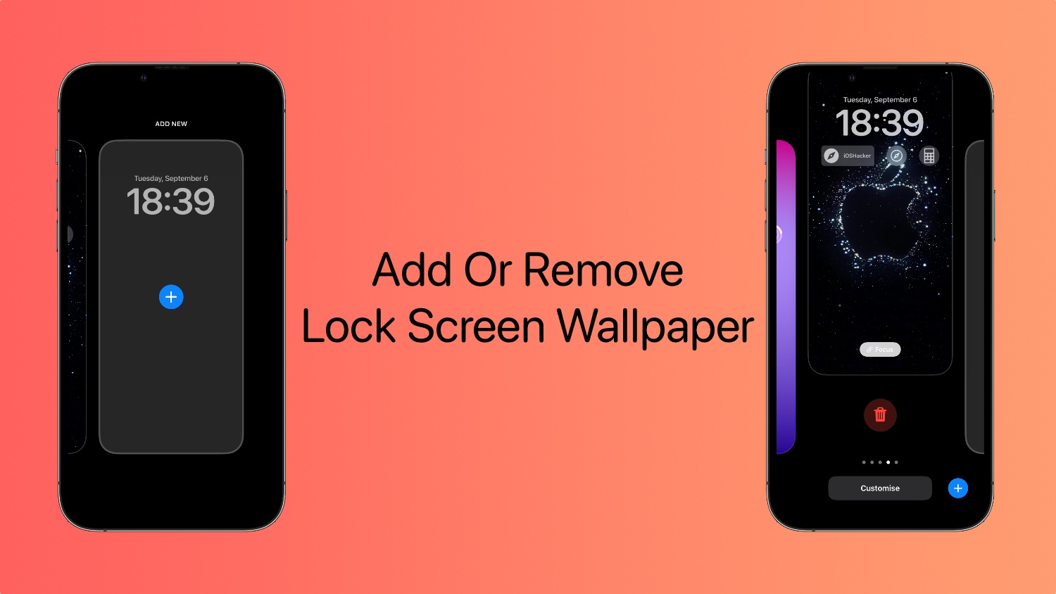 How To Add Or Remove Lock Screen Wallpaper From iPhone's Lock Screen  Gallery - iOS Hacker