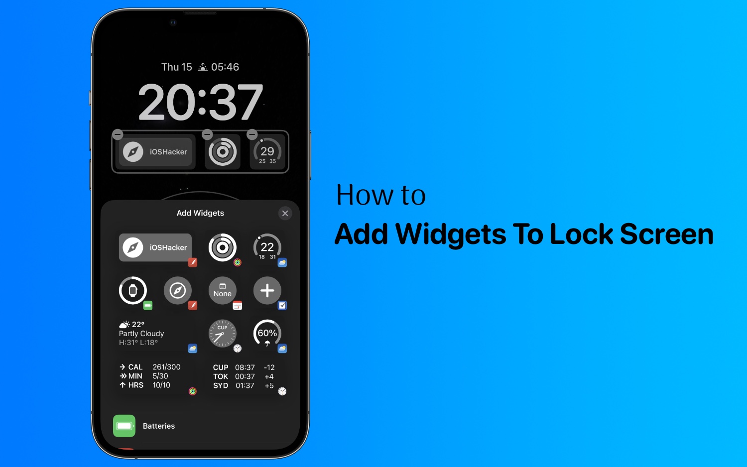 How To Add Widgets To iPhone's Lock Screen iOS Hacker