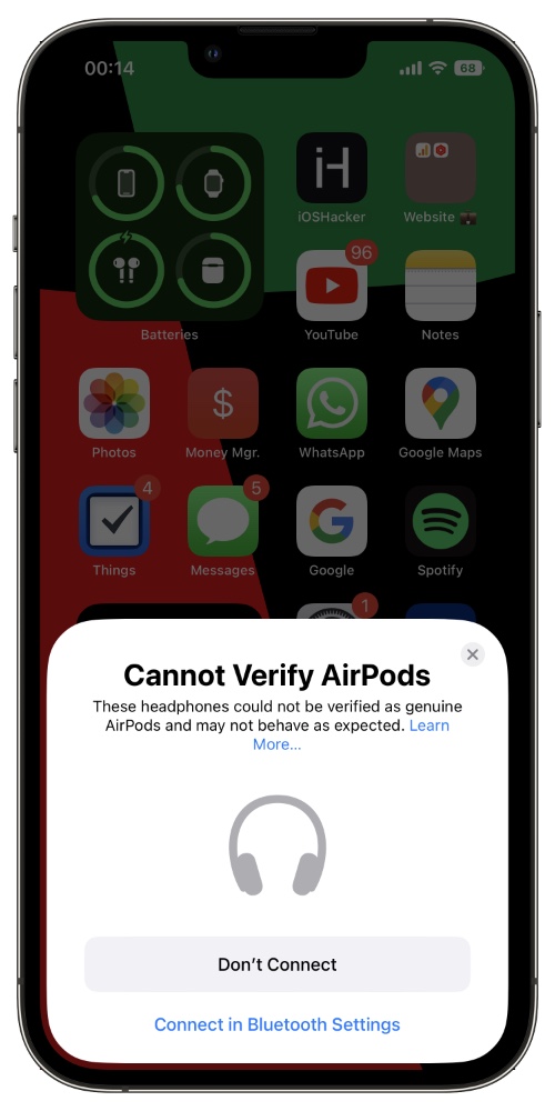 iOS 16 peut détecter les faux AirPods (màj) ! - iPhone Soft